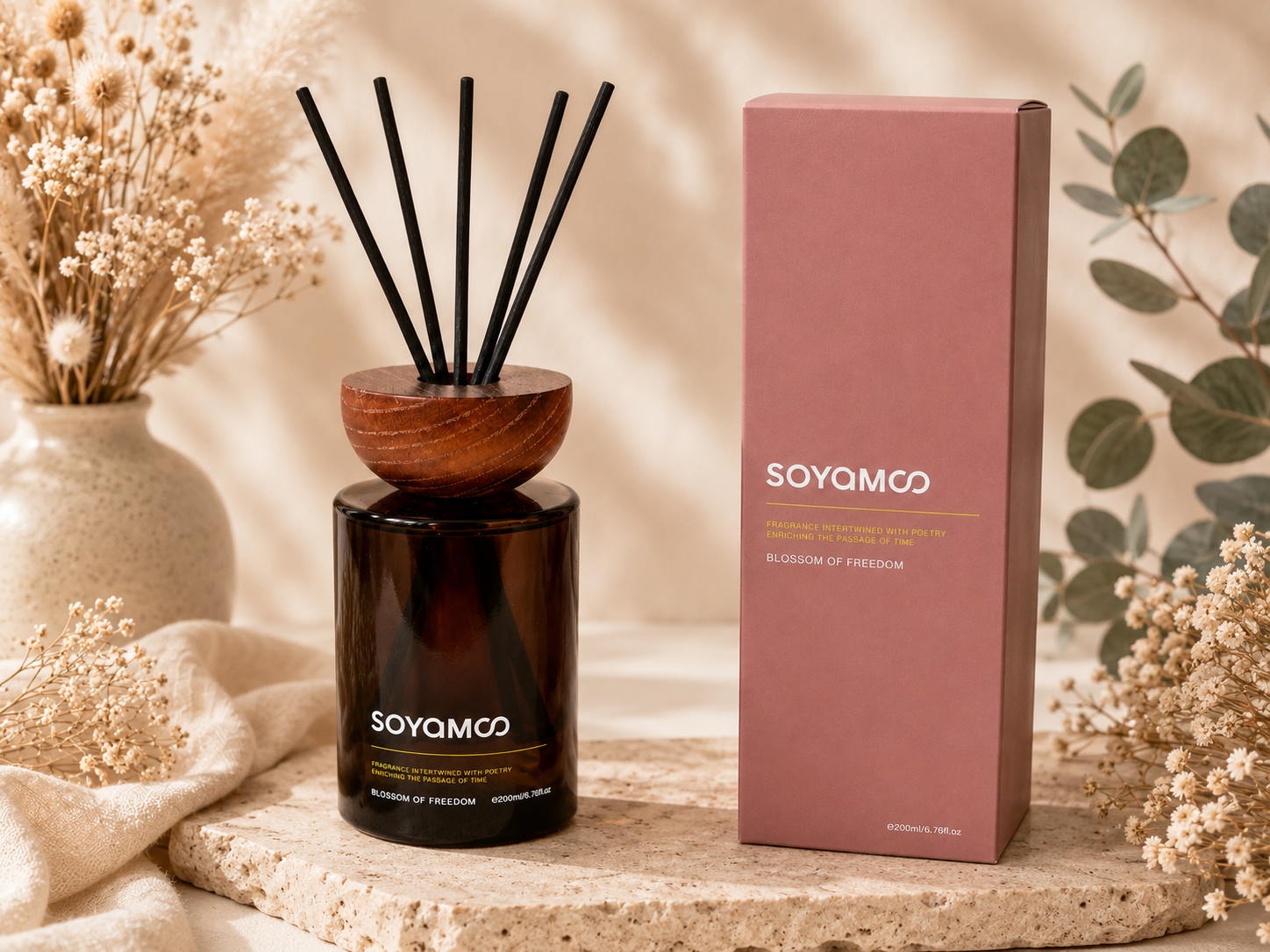 Diffuseur de parfum d'ambiance intense avec bâtonnets