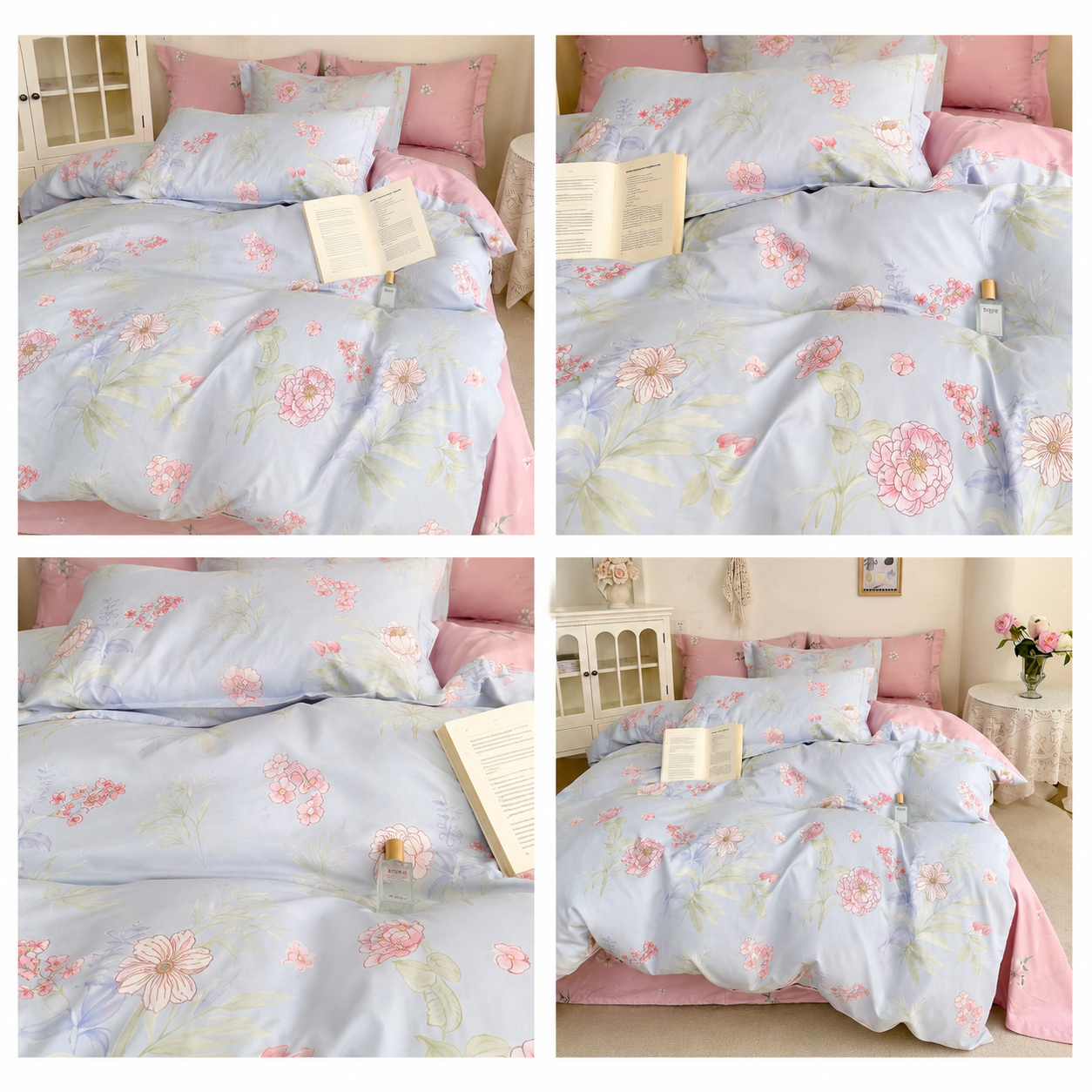 Parure de lit Jardin pastel 🌸